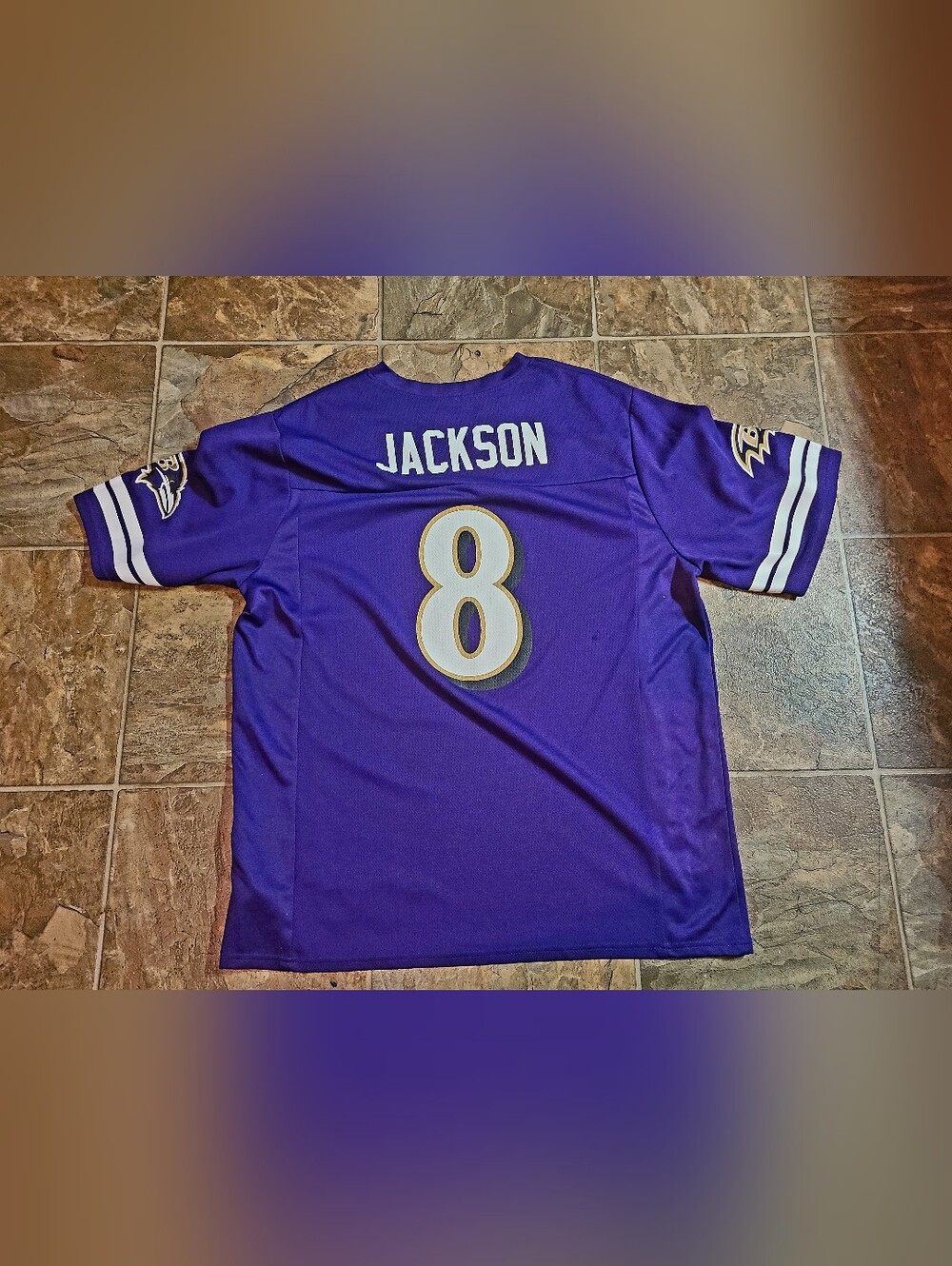BALTIMORE RAVENS LAMAR JACKSON JERSEY - Picture 2 of 8